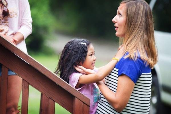visiting kids after adoption.