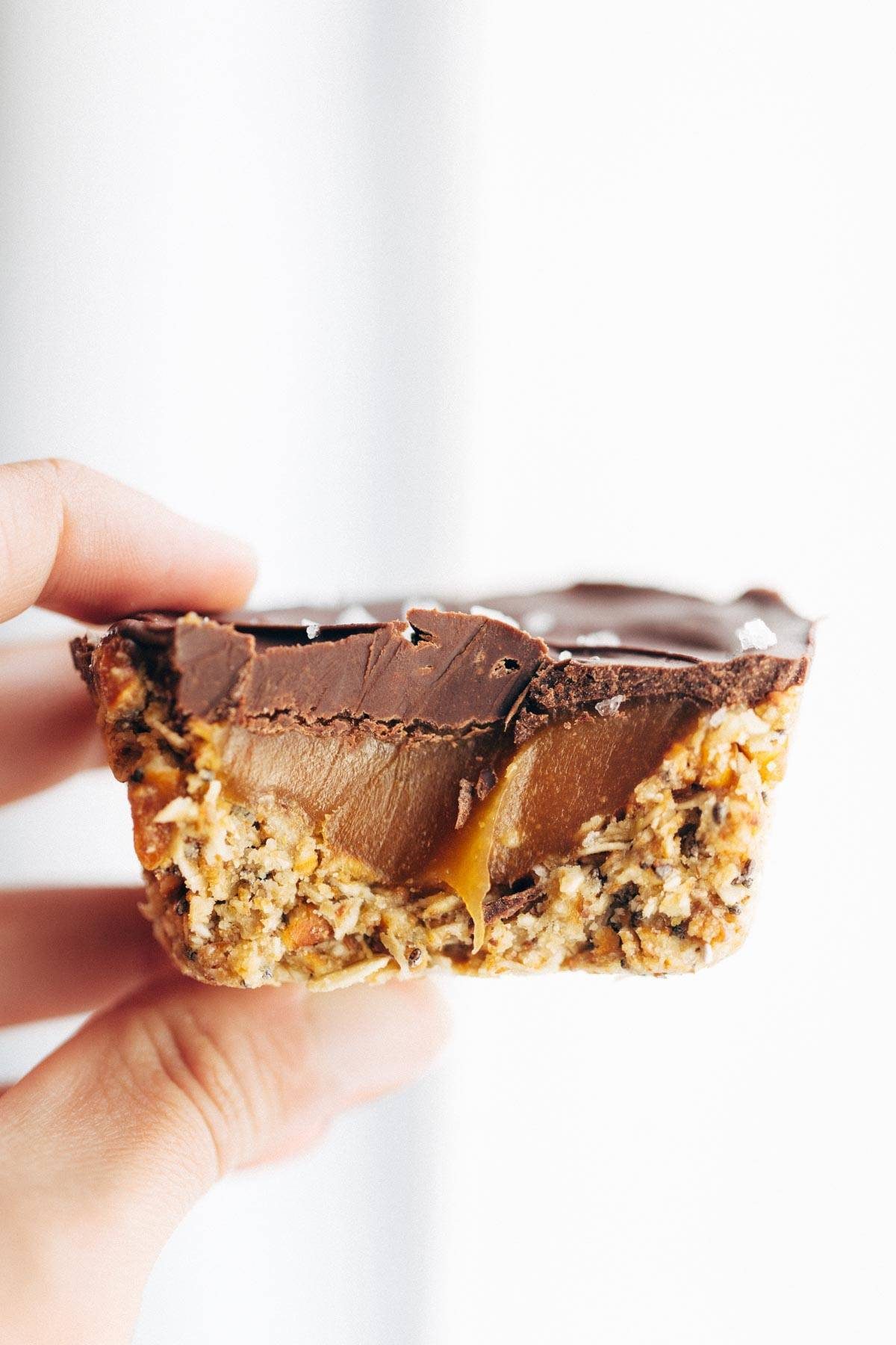 No-Bake Salted Caramel Cup.