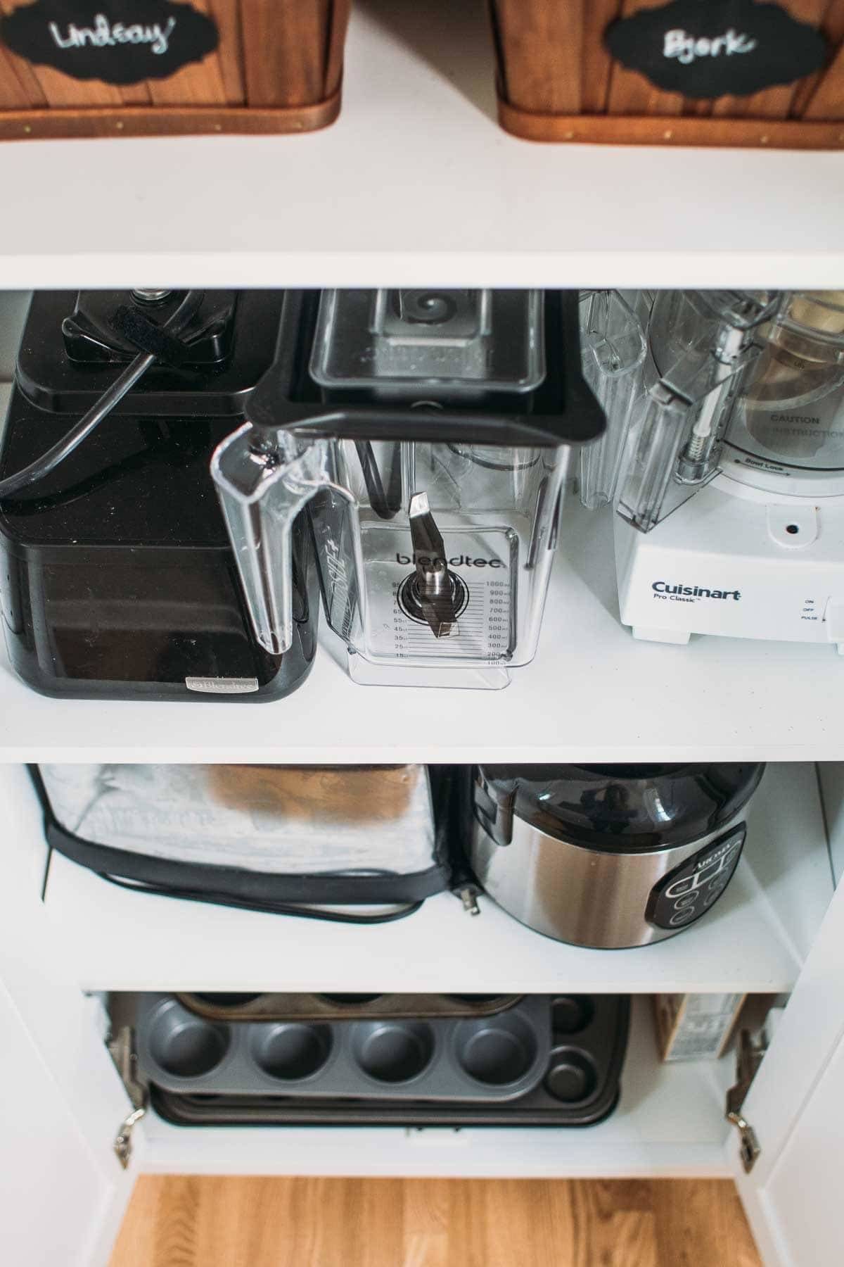 Kitchen appliances.